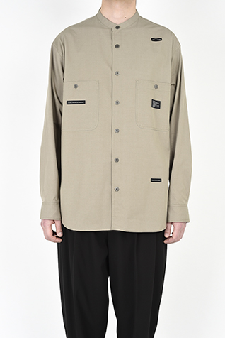 BAND COLLAR SHIRT