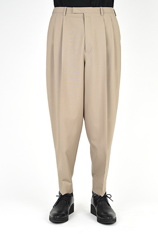 <span class="restock">再入荷</span>
2TUCK TAPERED
WIDE SLACKS