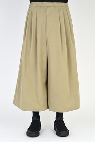 3TUCK
CROPPED WIDE PANTS