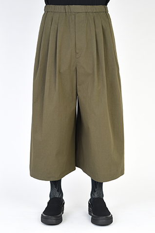 3TUCK
CROPPED WIDE PANTS