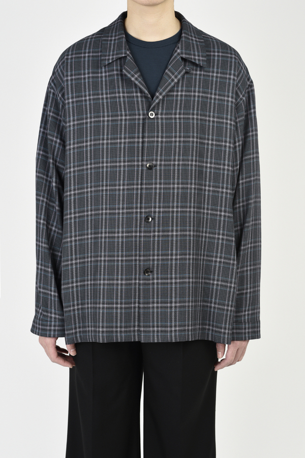 OPEN COLLAR SHIRT
