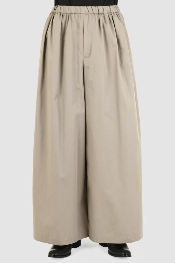 GATHER WIDE
FLARE PANTS