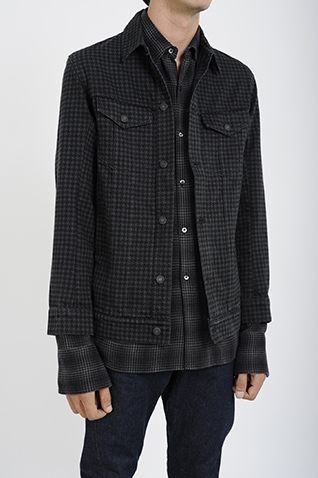 DENIM BLOUSON
KAZAGURUMA CHECK