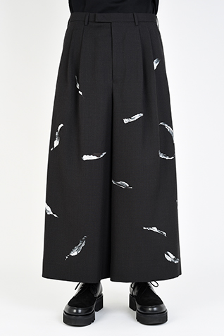 2TUCK CROPPED
WIDE SLACKS