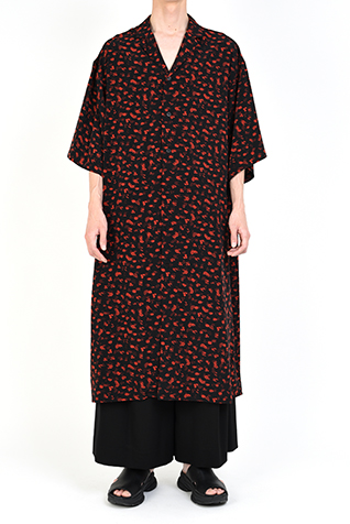 OPEN COLLAR
LONG SHIRT