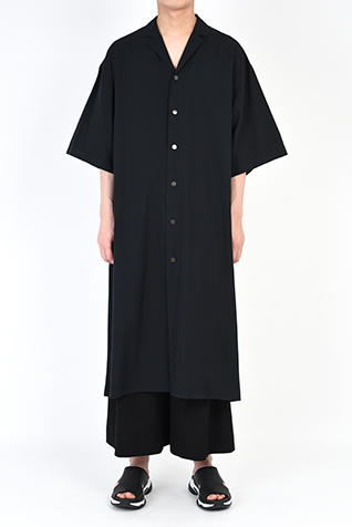 OPEN COLLAR
LONG SHIRT