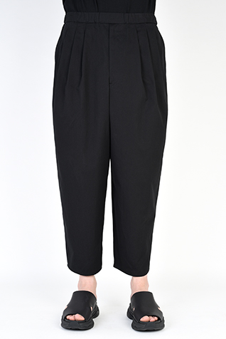 3TUCK TAPERED WIDE
CROPPED PANTS