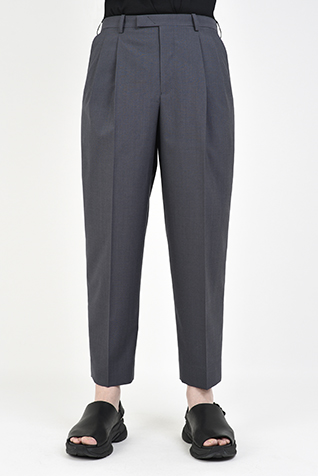 2TUCK TAPERED
WIDE CROPPED SLACKS